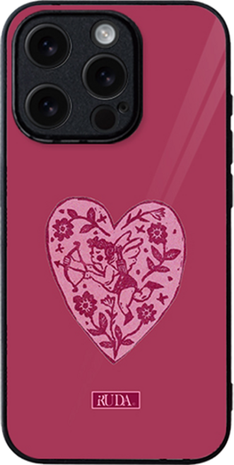 이루다 러블리무드 하트 맥세이프 글라스 범퍼 휴대폰 케이스