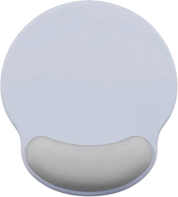 kingkong 簡約撞色舒壓護腕滑鼠墊, 霧霾藍, 1個