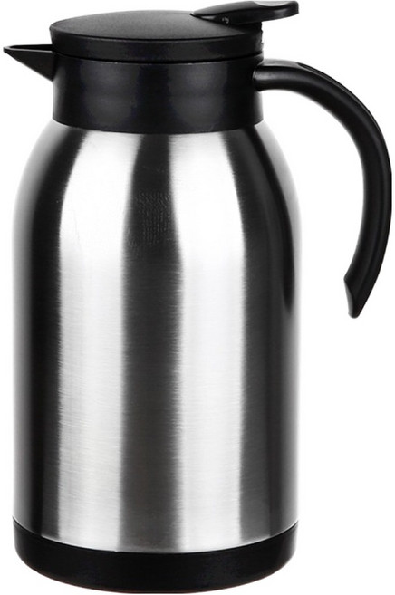 플라라 스틸써몰 보온보냉 주전자, 1개, 실버, 1.3L