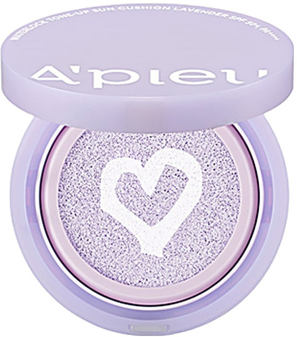 어퓨 워터락 톤업 선쿠션 15g, 라벤더, 1개