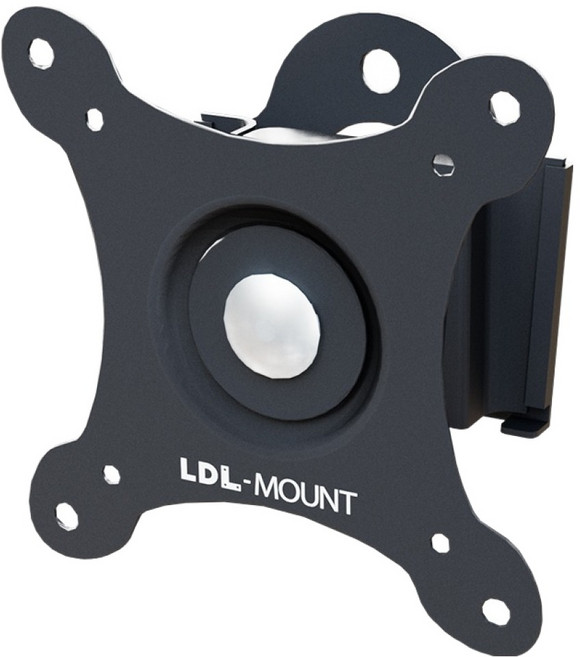 엘디엘마운트 회전형 벽걸이 티비 브라켓 모니터 피벗형 거치대 APL-R100, 블랙, 1개