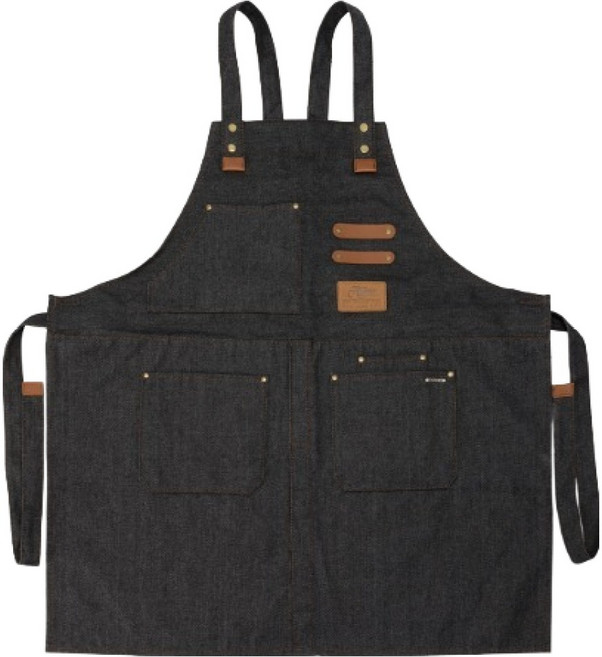 코베아 진스 에이프런 앞치마, 블랙, 1개