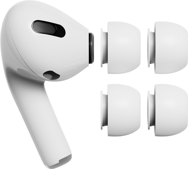 누아트 에어팟프로3 호환 실리콘 이어팁, 4개, AIP3-NATET-M