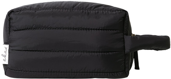 Puffy 雲朵 收納化妝包, 1個, 沉穩黑