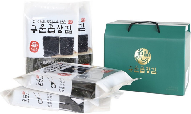 해농 구운곱창김 선물세트 25매입, 90g, 4개