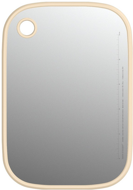 마리슈타이거 슬릭 스테인레스 도마, 버터크림, 1개