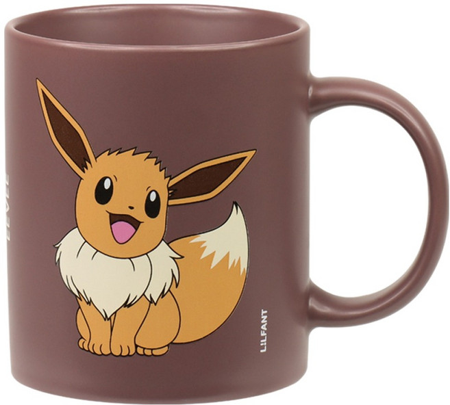 LiLFANT 寶可夢咖啡廳彩色馬克杯 340ml, 伊布, 1個