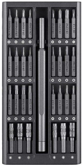 종원 63in1 자석 십자 일자 육각 별 정밀 드라이버 63종 세트, 1세트