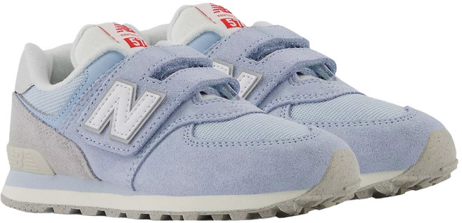 New Balance 兒童款 574 HOOK & LOOP W楦運動鞋 PV574BKK