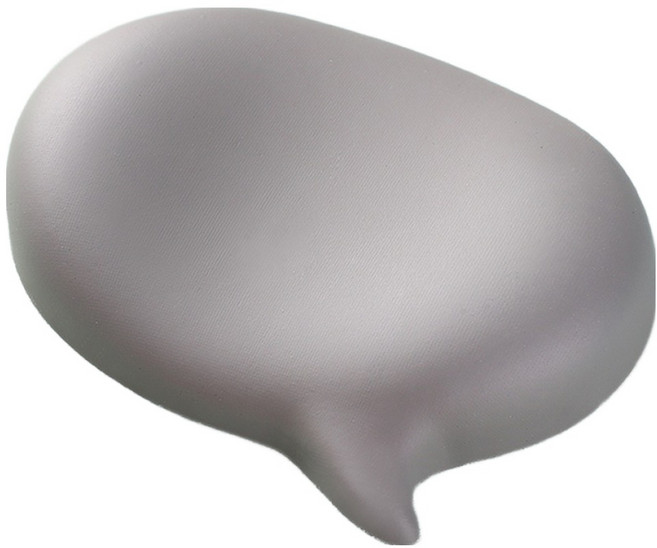 쿠슝 팜레스트 버블팝 마우스 손목받침 쿠션 보호대 패드, Gray, 1개