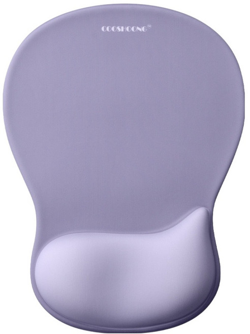 쿠슝 손목 보호 받침대 마우스 패드 DOW177, 2 애쉬 라벤더, 1개