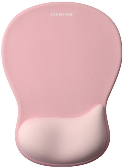 쿠슝 손목 보호 받침대 마우스 패드 DOW177, 1 소프트 핑크, 1개