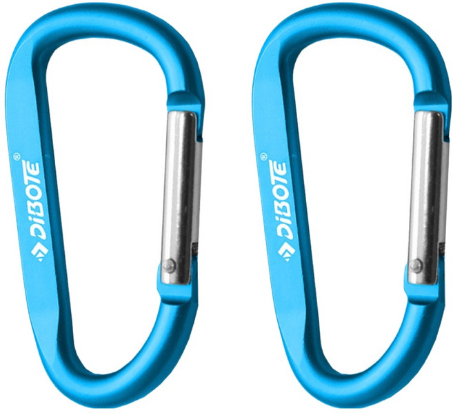 DIBOTE 迪伯特 鋁合金D型扣環登山扣 779-6, 2個, 顏色隨機