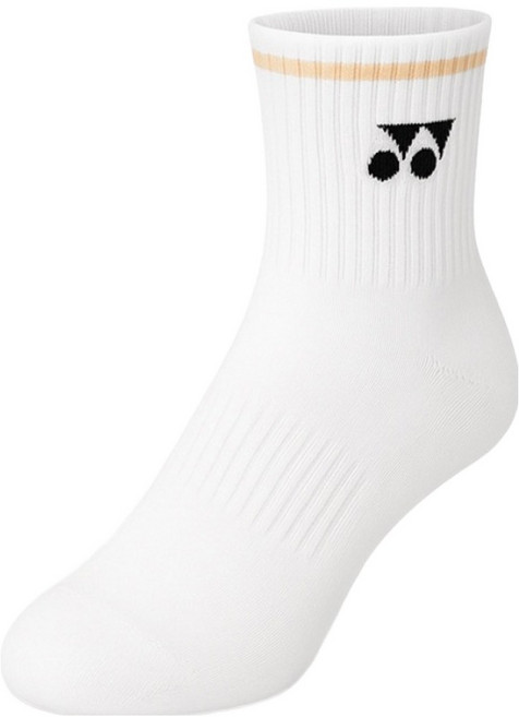 요넥스 여성용 장목 스포츠 양말, 베이지, 1개