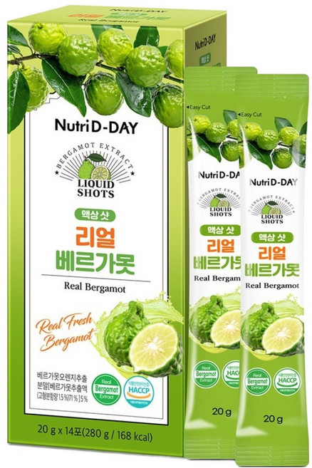 뉴트리디데이 리얼 베르가못 14p, 280ml, 1개