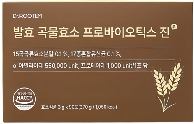 닥터루템 정품 발효 곡물효소 프로바이오틱스 진, 1개, 90회분