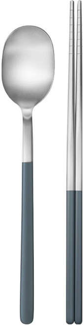 바겐슈타이거 데일로어 1인 수저세트, 실키네이비, 숟가락 + 젓가락, 1세트