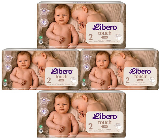 리베로 터치 밴드형 기저귀 남여공용, 2단계, 188매