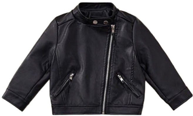 Arbe 아동용 프로즌 레더자켓