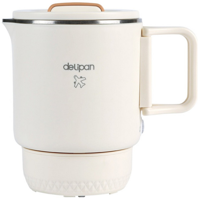 델리팬 올스테인레스 여행 휴대용 접이식 전기포트, DEL-KT71M