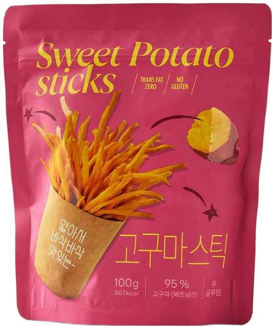 모던하우스 추억의 고구마스틱, 100g, 1개