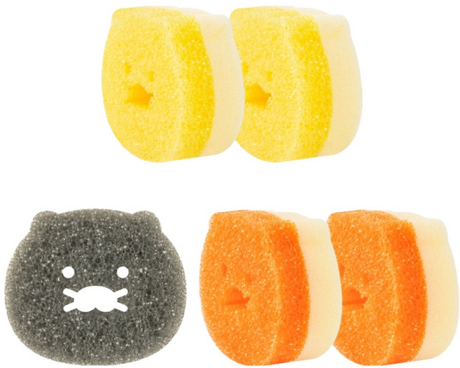 춘식이 수세미 5p 세트, 1세트