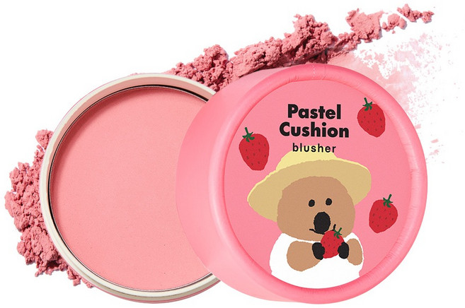 더페이스샵 파스텔 쿠션 블러셔 5g, 03 스트로베리 잼, 1개