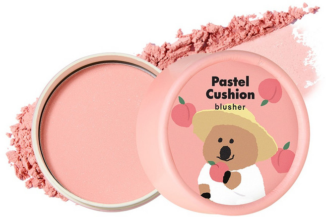 더페이스샵 파스텔 쿠션 블러셔 5g, 02 솔티 피치, 1개