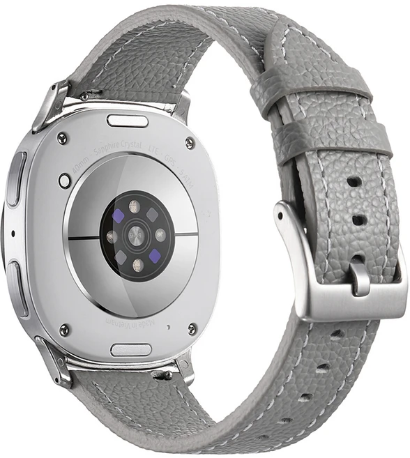 하마테 양면 소프트레더 가죽 스트랩, 그레이, 1개 - 쿠팡