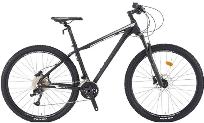 스마트 테트라 7XX 27.5 33단 MTB 자전거 16 방문설치, 블랙 무광, 1개, 180cm