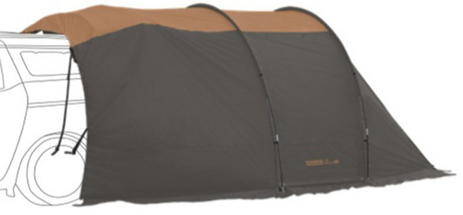 코베아 투어링 4인용 카 쉘터 M2, 탄