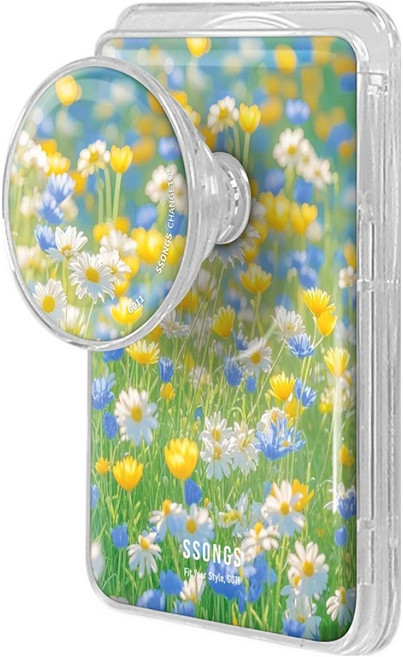 쏭스디자인 맥세이프 카드지갑 톡홀더 3카드팩 에폭시 그린데이즈, 02 들앤피스 G011, 1개