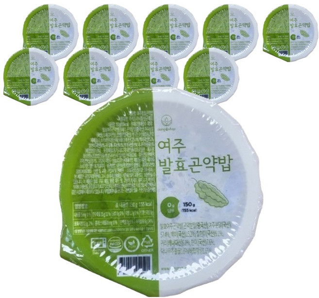 糖&Shop 苦瓜發酵蒟蒻飯, 150g, 10個
