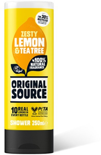 오리지널소스 샤워젤 레몬 & 티트리, 1개, 250ml