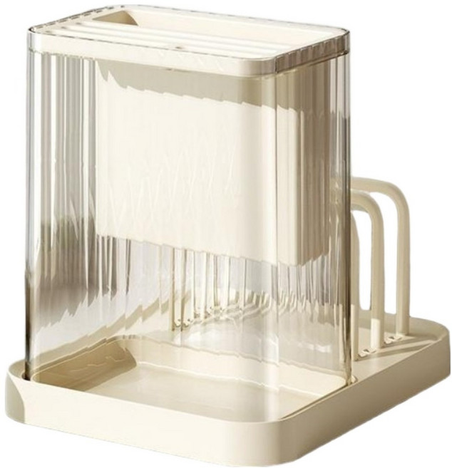 Couselect 多功能廚房刀架 收納組合架, 奶油白, 1個