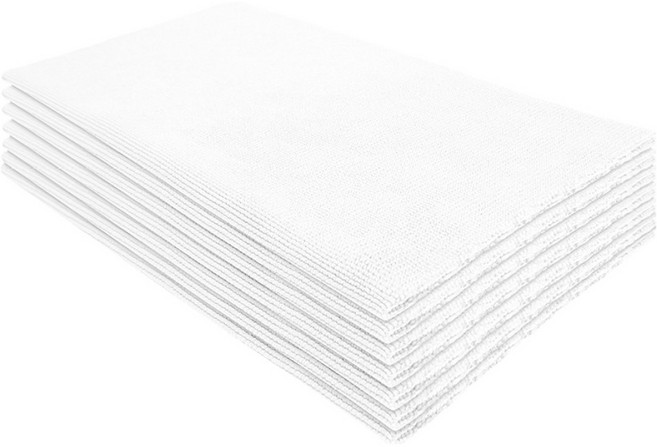 PURESTAR 스피드 폴리쉬 다용도 타월, 화이트, 7개