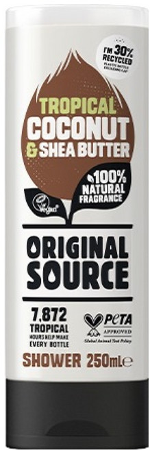 오리지널소스 샤워젤 코코넛 시어버터, 1개, 250ml