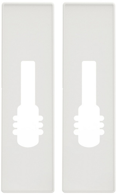 밀레시스텍 M1 도어락 보강판 화이트, 2개