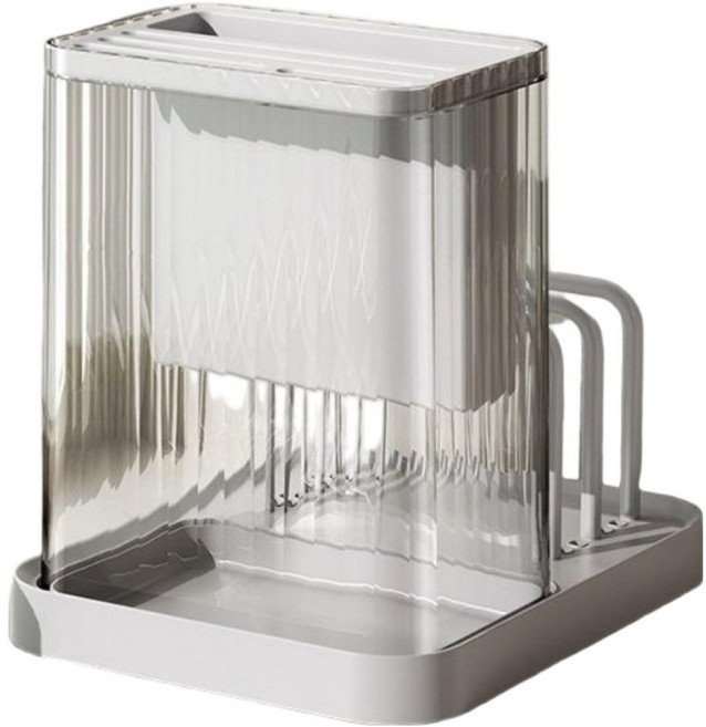 Couselect 多功能廚房刀架 收納組合架, 高級灰, 1個