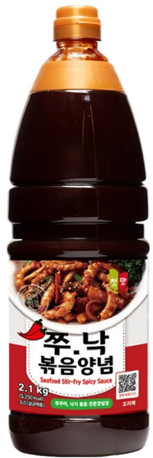 첫맛 쭈낙 볶음양념, 1개, 2.1kg