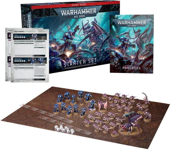 워해머 40000 40k 스타터 GW60010199058, 혼합색상, 1개