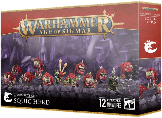 워매머 AOS 피규어 글룸스파이트 깃츠 스퀴그 허드 GW99120209096, 혼합색상, 1개