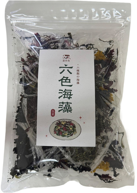 藻作坊 六色海藻, 80g, 1包