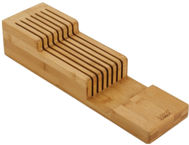 조셉조셉 드로워 스토어 뱀부 나이프 정리대, 우드, 1개