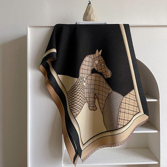 맙소샵 트로이 디자인 빅사이즈 패션 숄 BRP1212