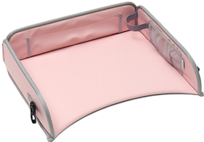 하쥬르 PU 카시트 트레이, 베이비핑크, 1개