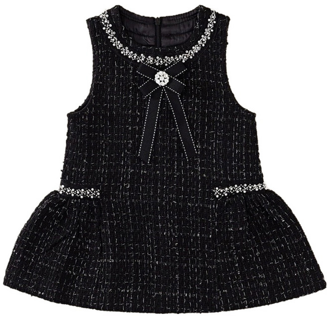 아르베 여아용 위어 트위드 원피스