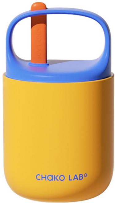 차코랩 바오바오 컵 텀블러, 옐로우, 1개, 450ml