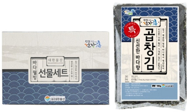 완도건강해 곱창김 50p, 180g, 1개