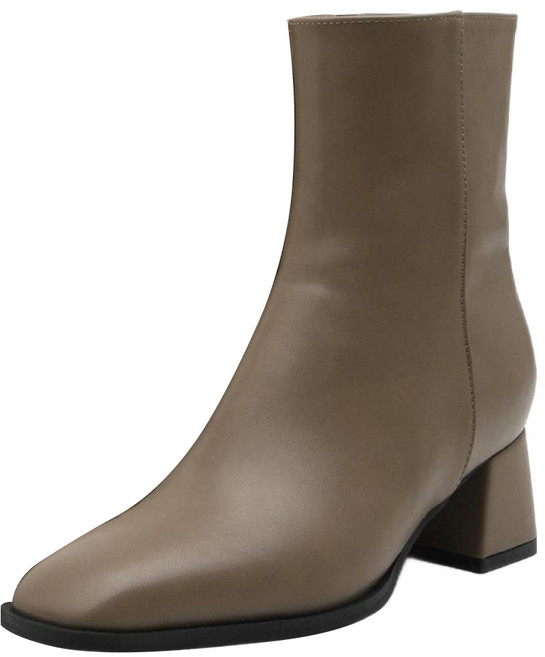 사뿐 라미엘 스퀘어 앵클부츠 5cm